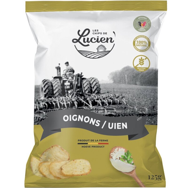 Belgische chips met ui 125g