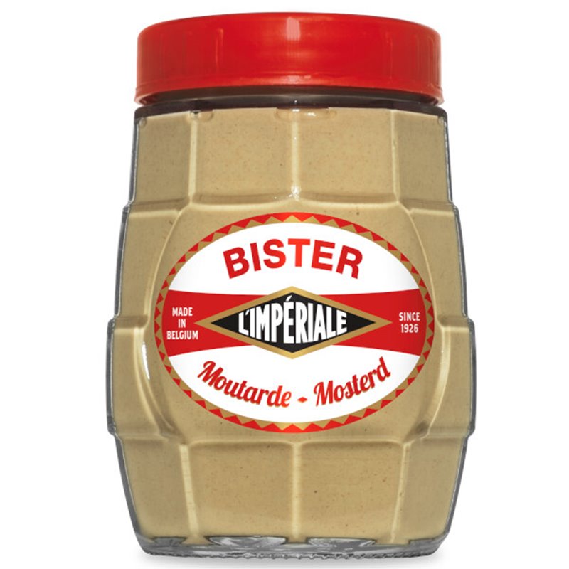 Belgische Impériale mosterd granaat "granaat" 250g