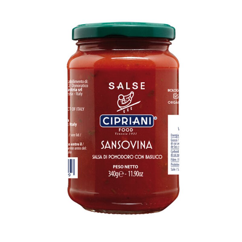 Tomatensaus Sansovina BIO 340g