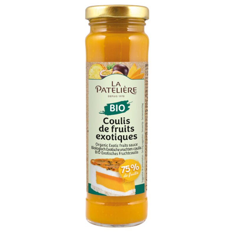 SLOWMOVER 27/08/2025 Biologische exotische vruchtencoulis - 75% fruit 160g