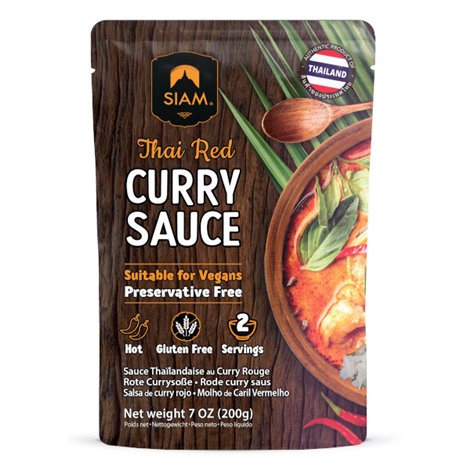 Sauce au curry rouge 200g