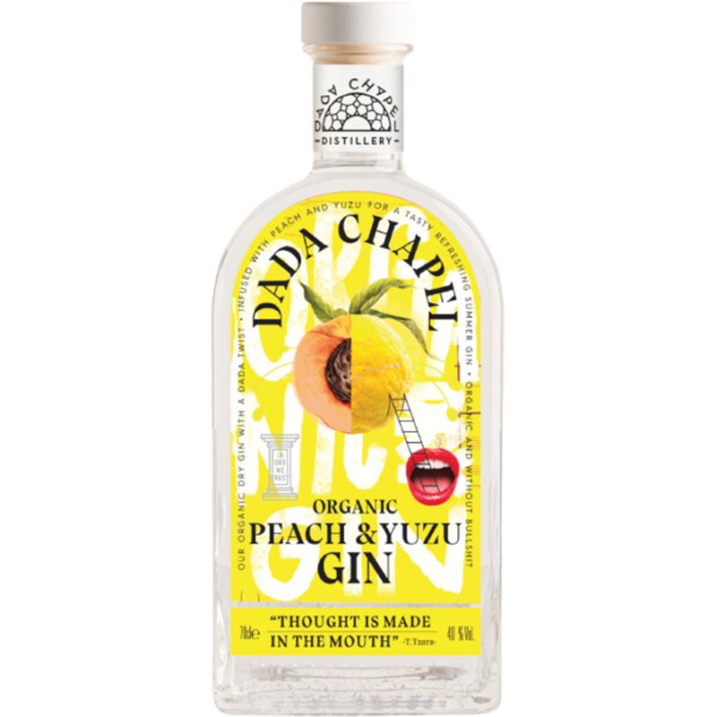 Organic Peach Yuzu gin 70cl