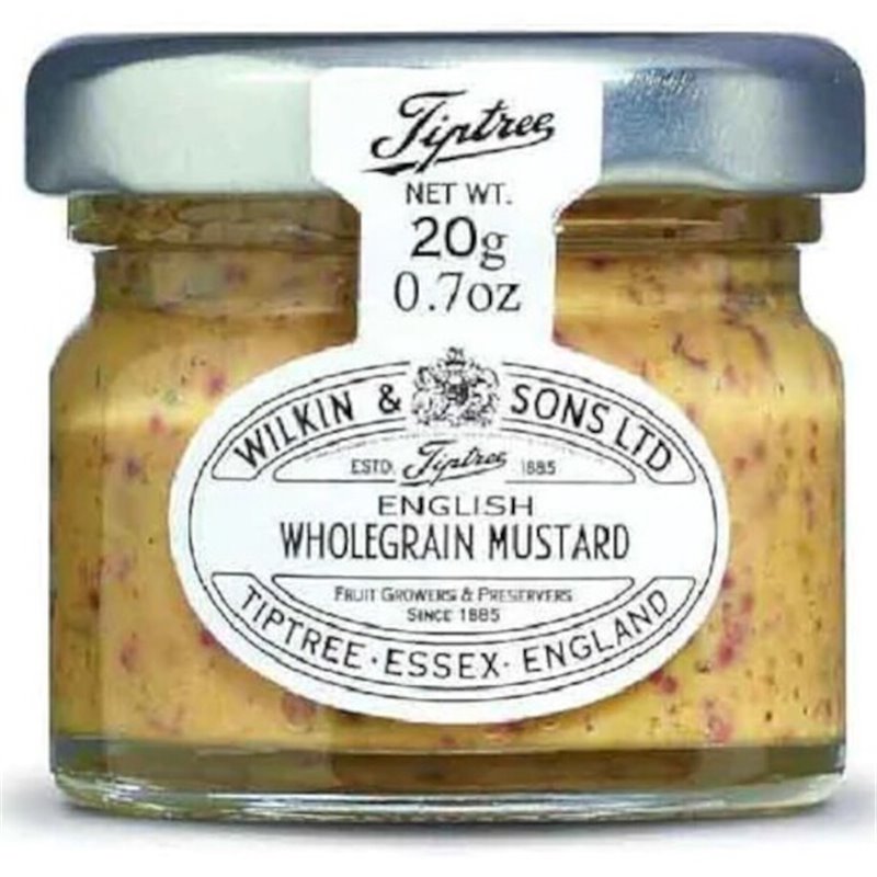 English wholegrain mustard 28g