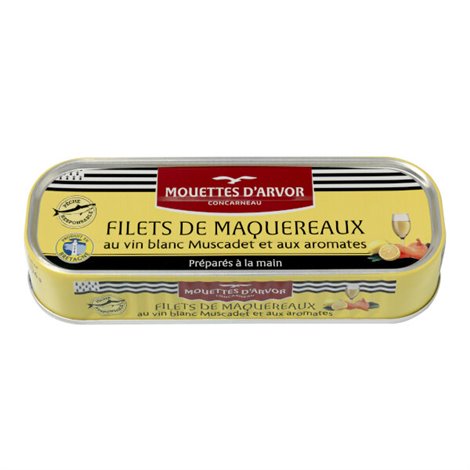 Filets de Maquereaux au Muscadet 176g