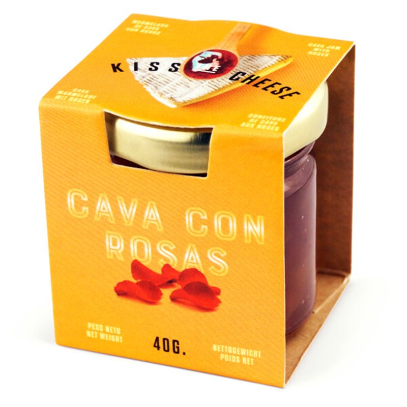 Douceur pour fromage au cava et roses 40g