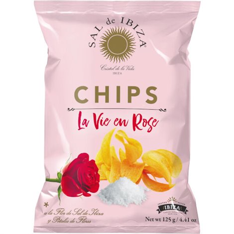 Fleur de Sel Chips La vie en Rose 125g