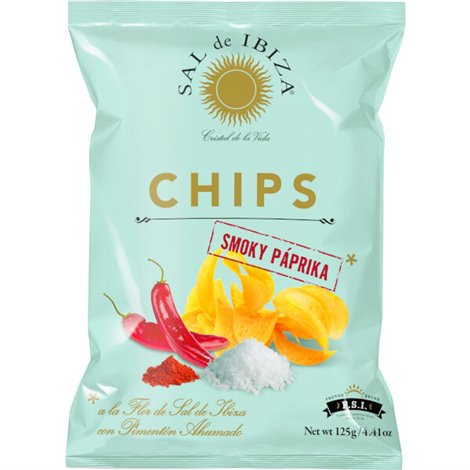 Fleur de Sel Chips parika fumé 125g