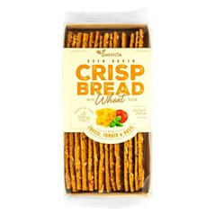 Crispbread au fromage, tomate & basilic 130g