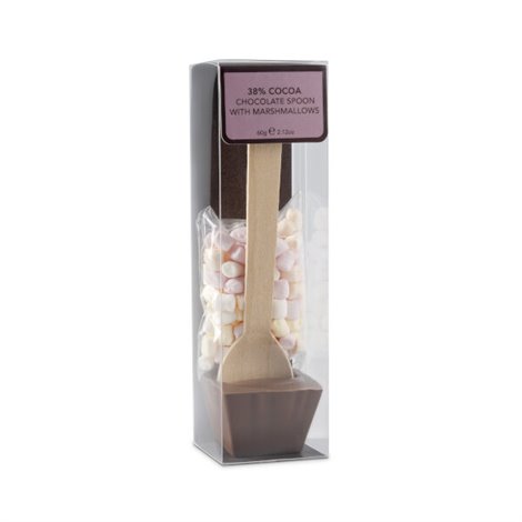 Warme melkchocolade lepel met marshmallows 60g