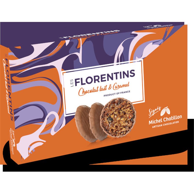 Biscuits caramel chocolat au lait 100g