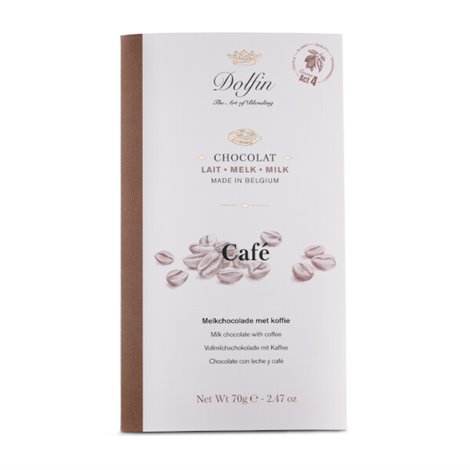 Chocolat au lait au café 70g