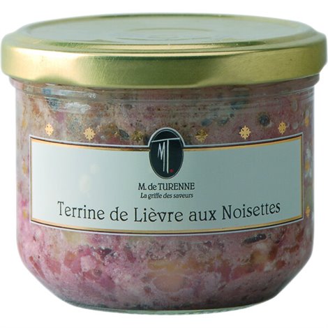 Terrine De Lièvre Aux Noisettes 180g 