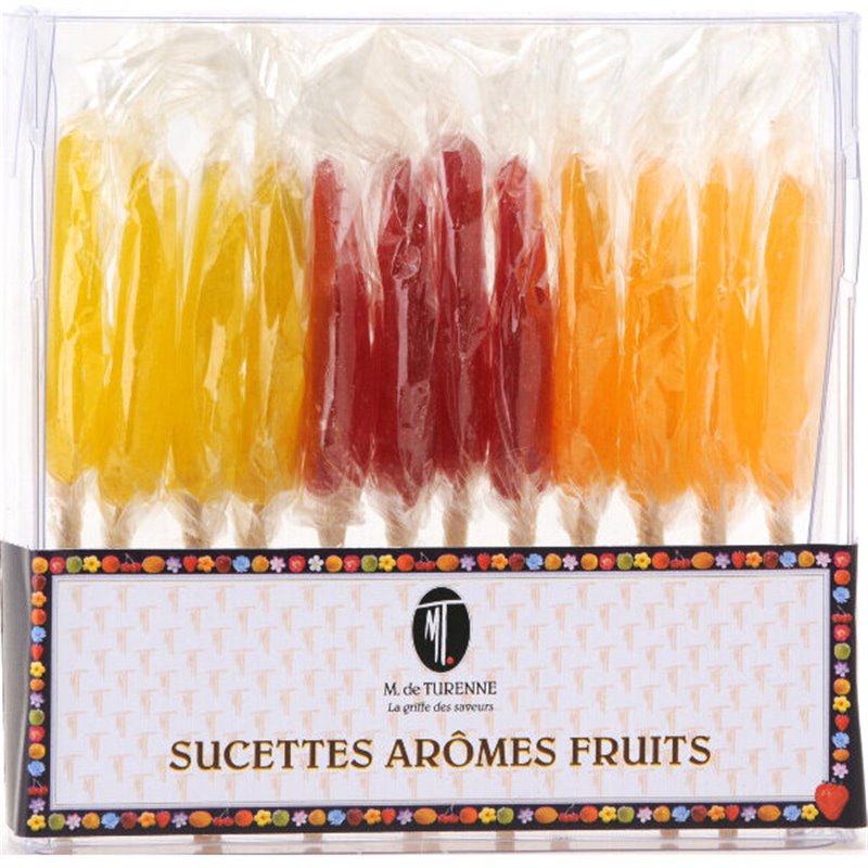 Sucettes Aux Aromes De Fruits (Étui De 12)