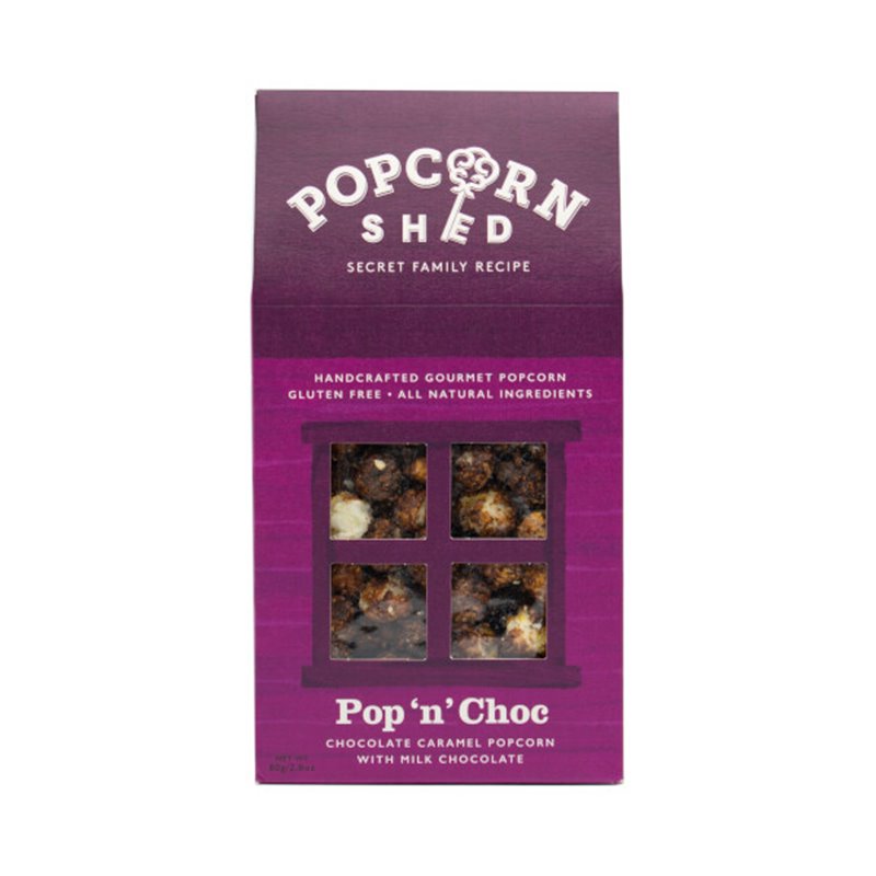 Popcorn huisje pop'n choc 80g