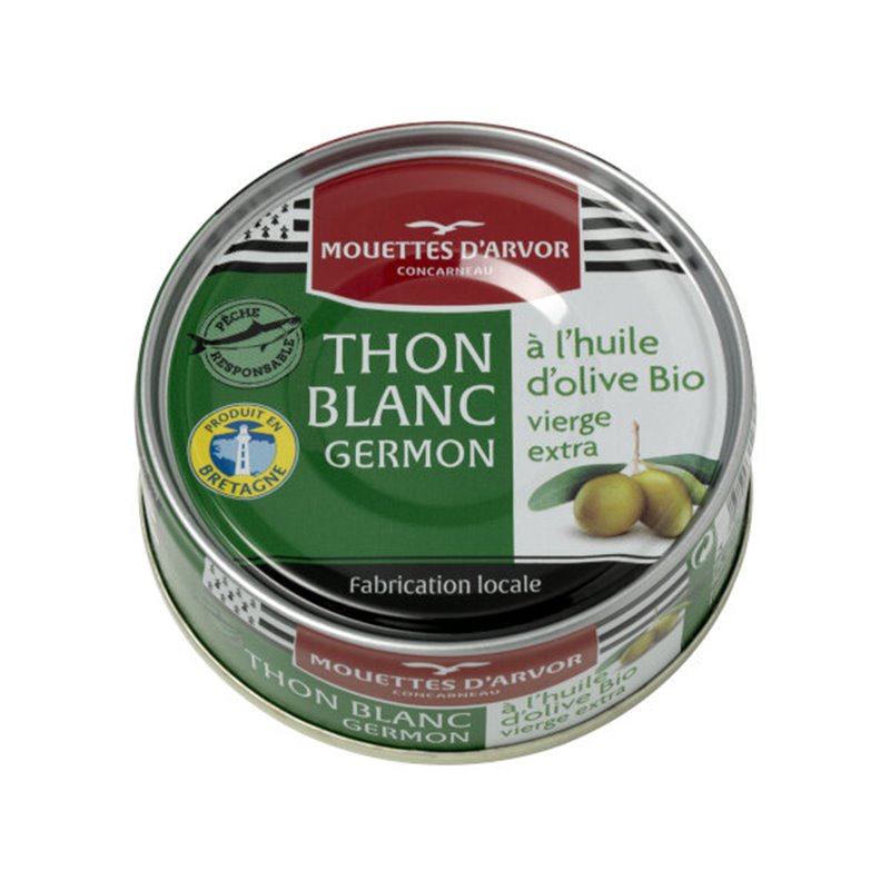 Thon Blanc à bio l'Huile d'Olive 80g