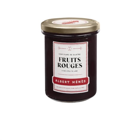 Confiture Extra de Quatre Fruits Rouges 280g