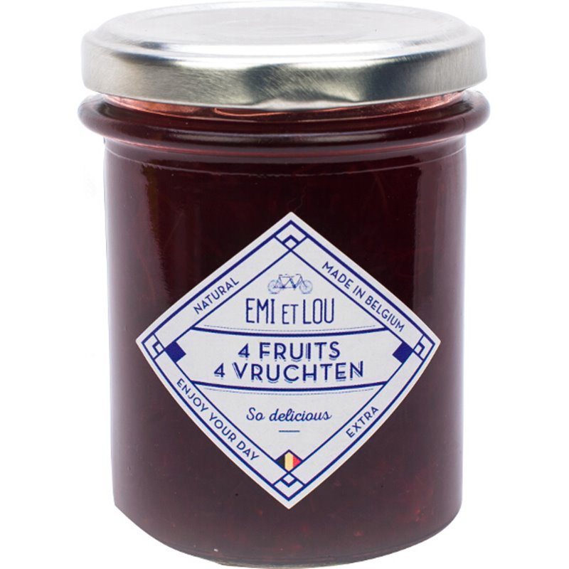 Confiture 4 Fruits 215g