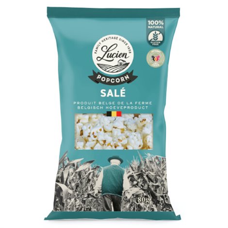 Belgische popcorn zout 55g