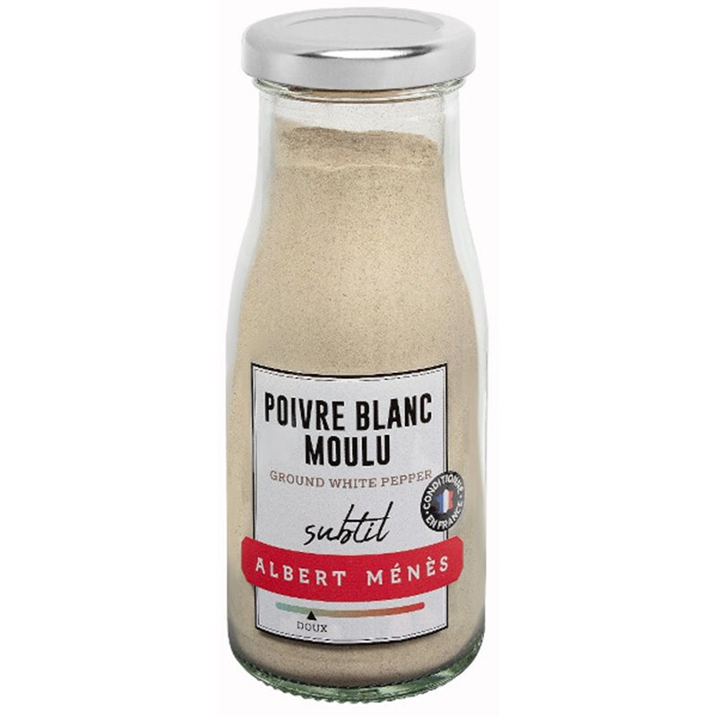 Poivre blanc moulu 80g