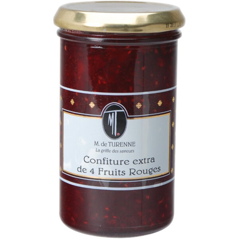 Confiture Extra 4 Fruits Rouges 320g