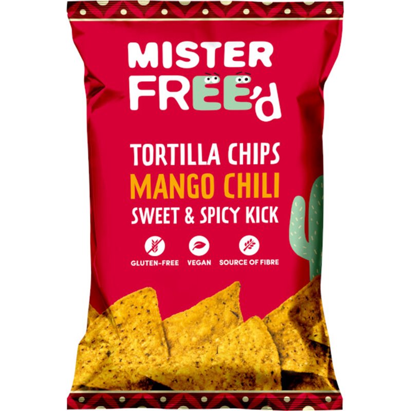 Tortilla chips mango chilli (glutenvrij-vegan) 135g