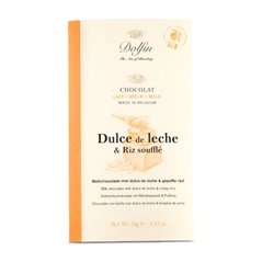 Melkchocolade dulce de leche met gepofte rijst 70g