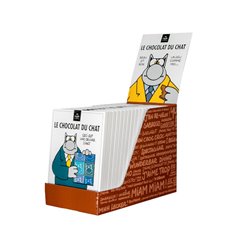 BIO & Fairtrade pure chocolade vierkantjes LE CHAT 160g