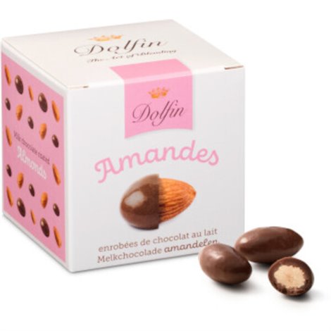 Billes amandes enrobées de chocolat au lait 115g