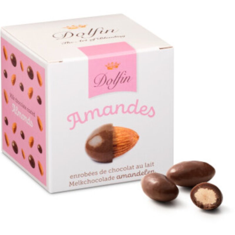 Amandelbolletjes met melkchocolade 115g