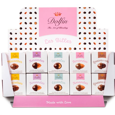 Display gecoate balletjes 30 dozen 115g