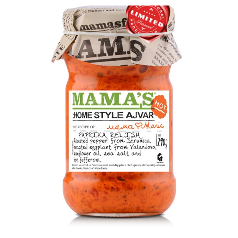 Ajvar,Pikante Rode Paprikasaus 290g