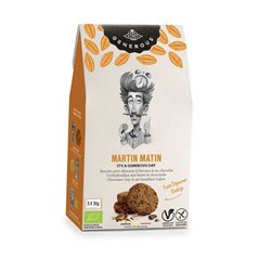 Martin Matin  zachte ontbijtkoeken haver & chocolat  (glutenvrij-vegan) 5x30g