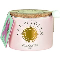 Fleur de Sel Ceramische pot "pink ribbon" 150g