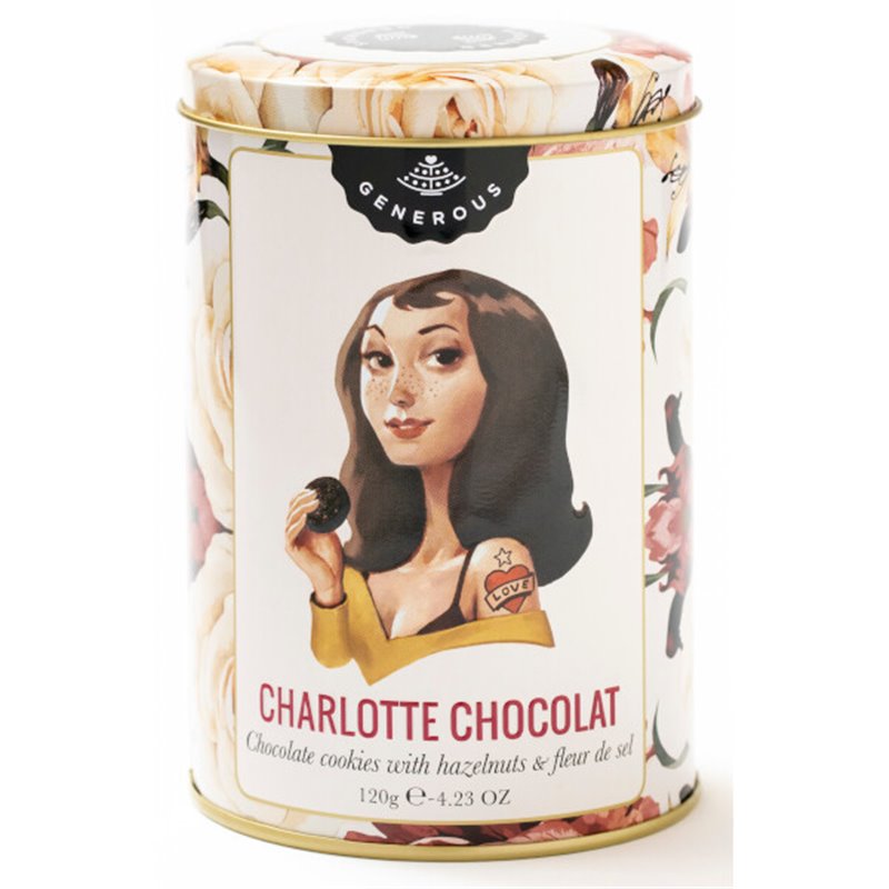 Metal Box Charlotte Chocolat BIO 100g