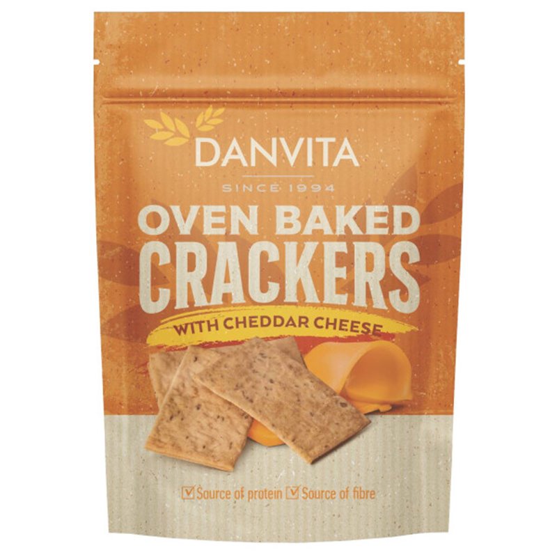 Crackers met Cheddar kaas 100g