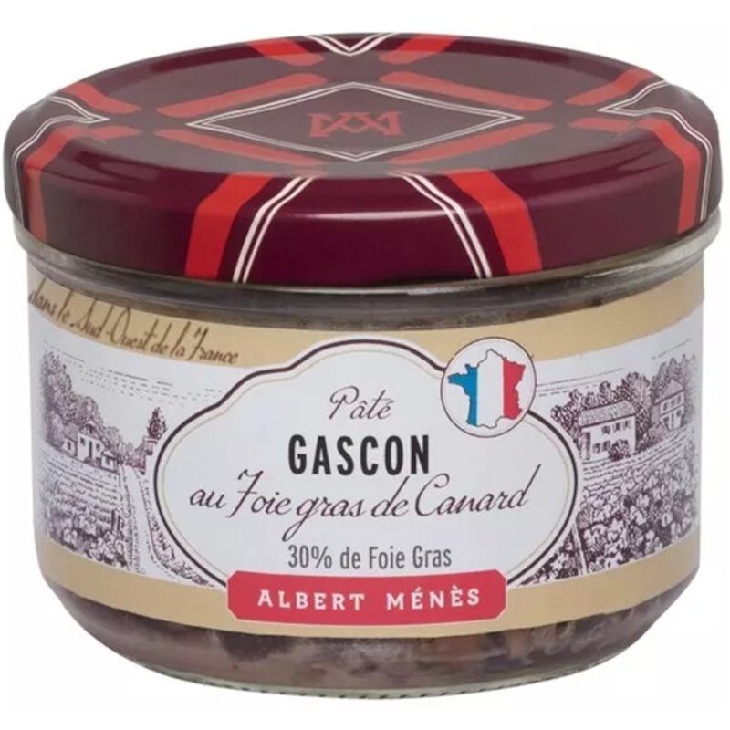 Gascon paté met eenden foiegras 180g