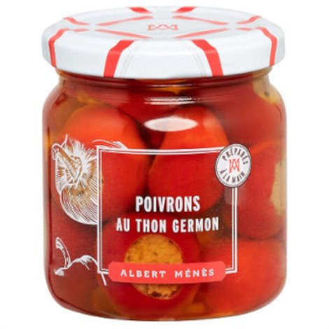 Poivrons Fourrés au Thon germon 190g