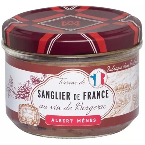 Pâté de Sanglier Mariné au Vin de Bergerac 180g