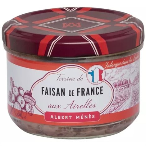 Pâté de Faisan aux Airelles et au Marc de Bourgogne 180g