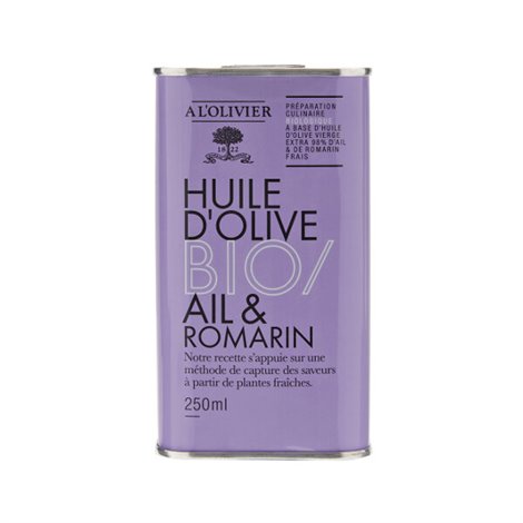 Bid. BIO Huile d’olive vierge extra infusé au thym & romarin 250ml