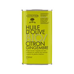 Bid. BIO Extra zuivere olijfolie geinfuseerd met citroen en gember 250ml