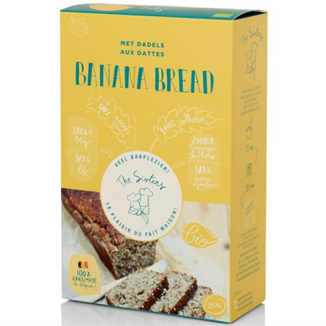 Mix voor bananenbrood met dadels BIO (zonder suiker) 295g