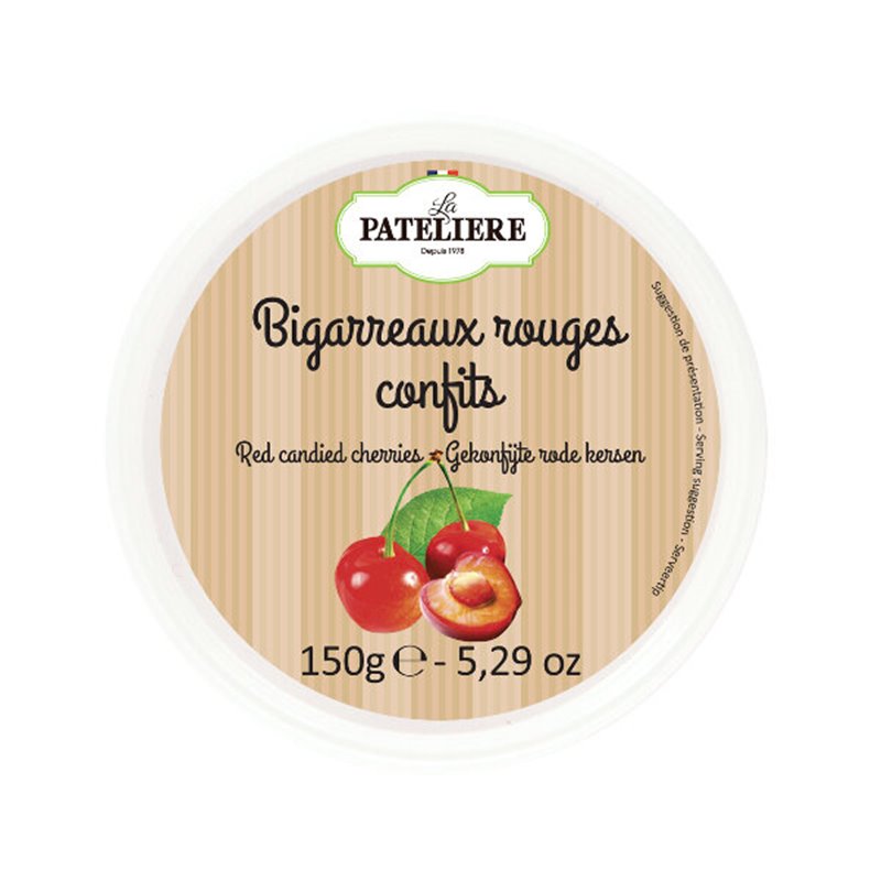  Bigarreaux rouges confits 150g