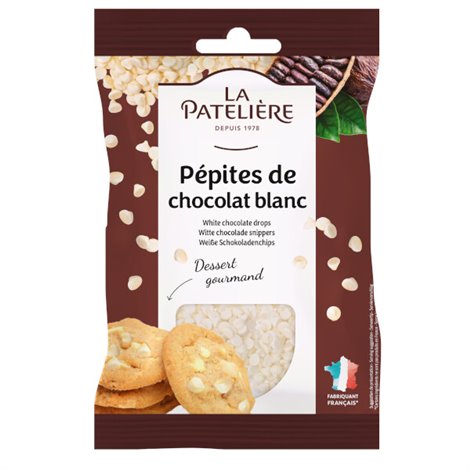 Witte chocolade drops 100g