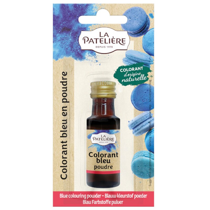  Colorant naturel en poudre bleu  7g