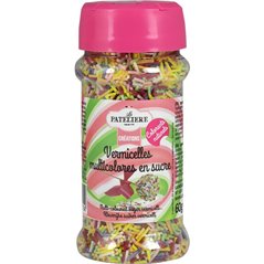 Veelkleurige vermicelli's van suiker 60g