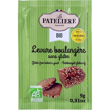 Bakkersgist (glutenvrij) BIO 3x9g