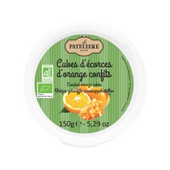  Cubes d'écorces d'oranges confits BIO 150g