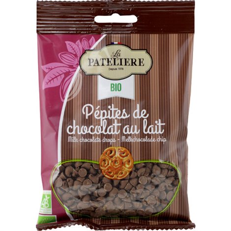  Pépites de chocolat au lait BIO 100g