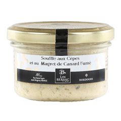 Soufflé gourmand aux cepes et magret fumé 85g